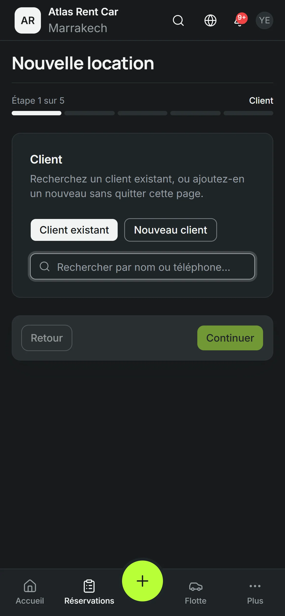 Client — La CIN, lue sur une photo.