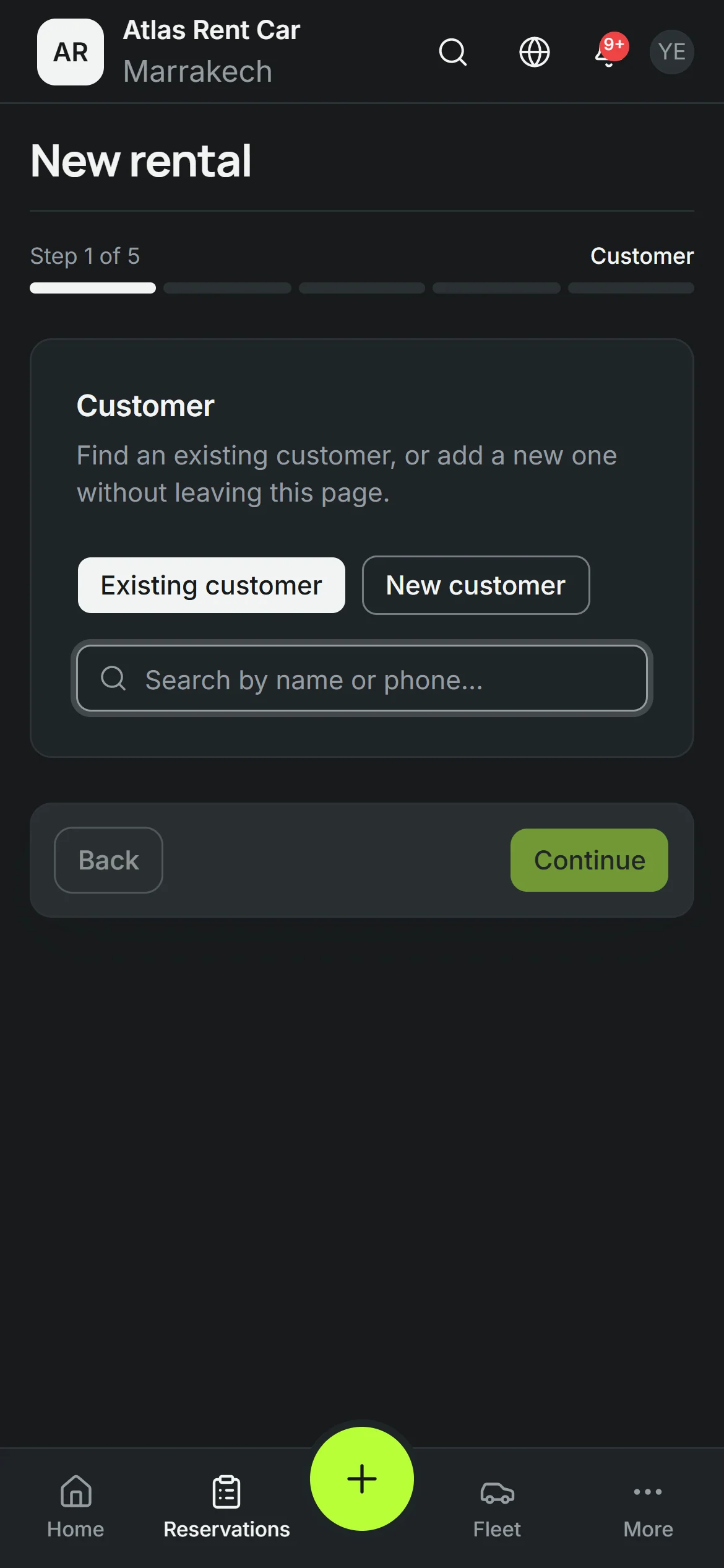 Customer — ID read from a photo.